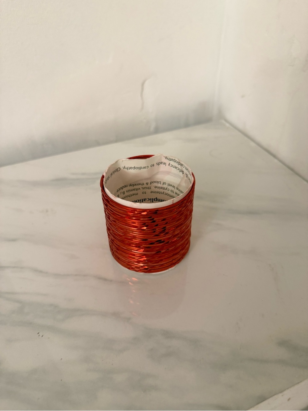 Red Ribbed 32 Bangles Set